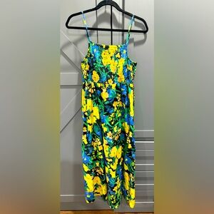Topshop maxi dress with tie back